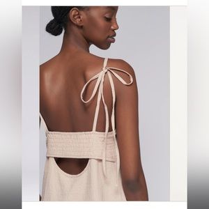 Kotn seersucker maxi dress. New with tags.